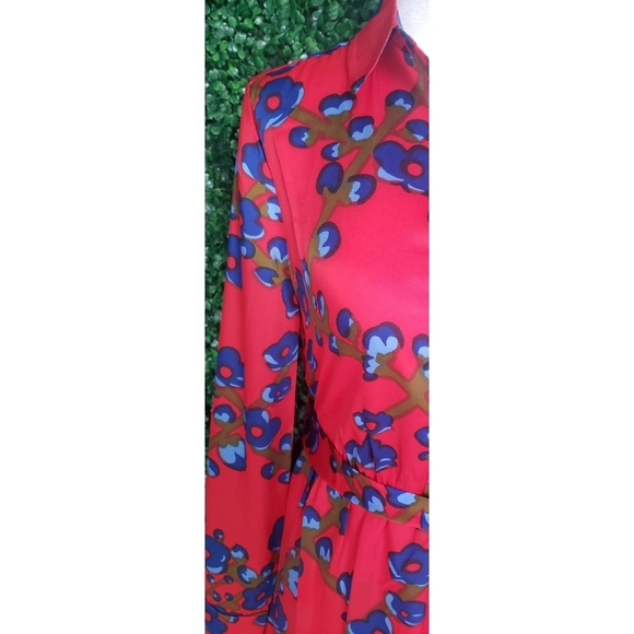 20. J.Crew A-line shirtdress in lattice floral - Picture 5 of 7